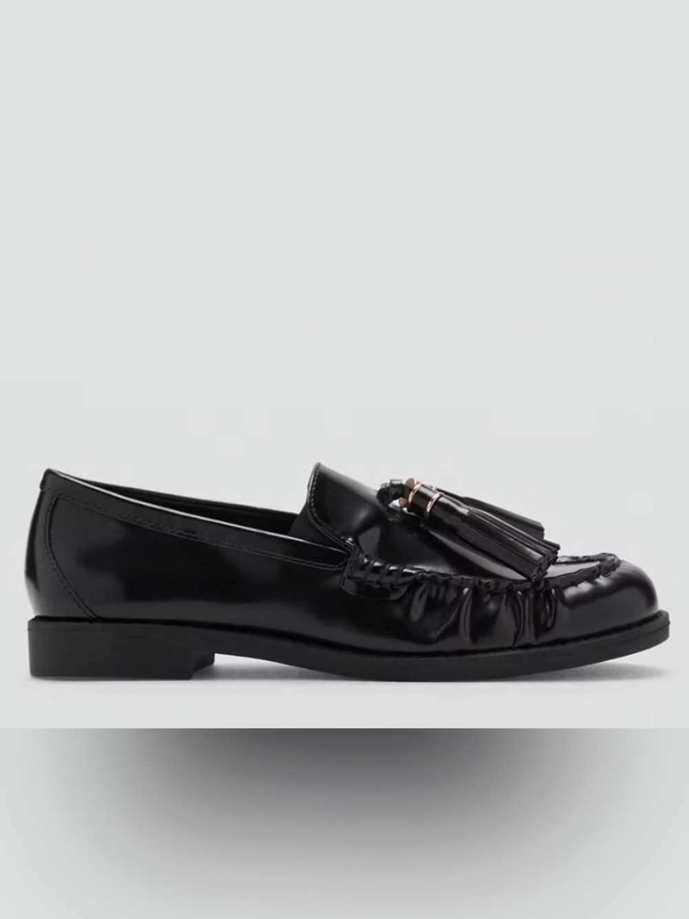 MANGO Black Tassel Loafers - Picture 15 of 16